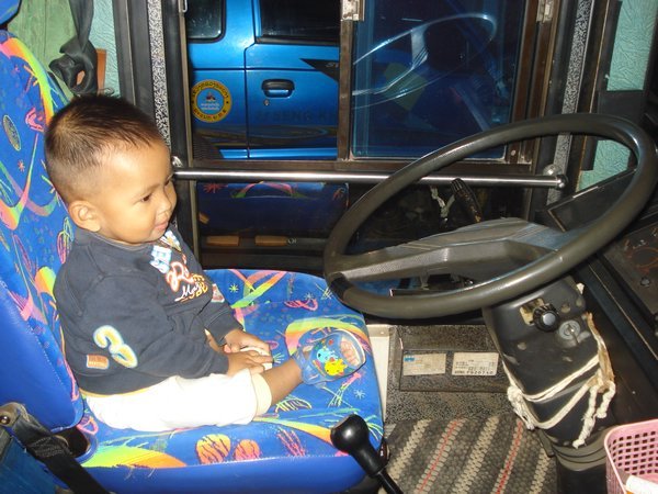 The driver of our bus to Chaing Mai