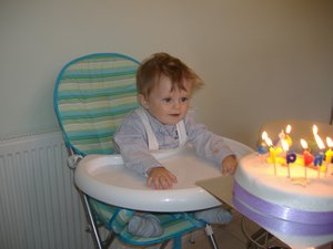 Harris' first birthday