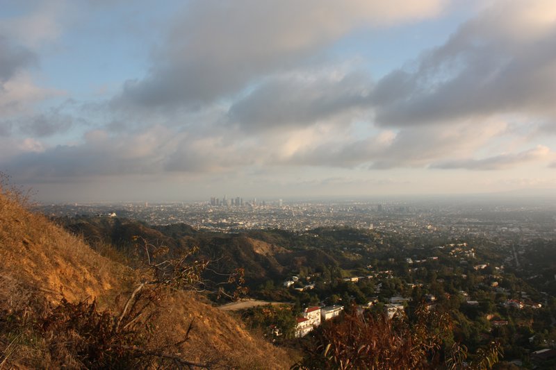 View from the Hollywood sign