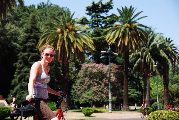 Biking around Mendoza