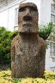 Authentic Easter Island statue in Vina del Mar