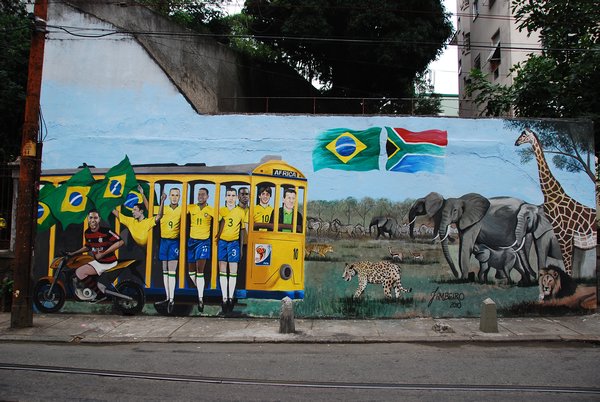 World Cup mural