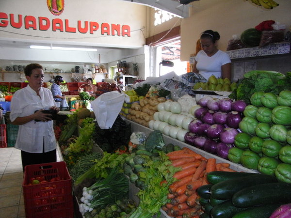 Josefina at the market