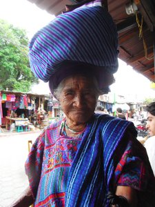 Crazy/cute old lady in Panajachel