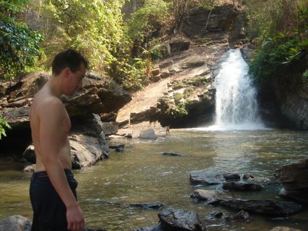 Adam and the Waterfall in Chiang Mai
