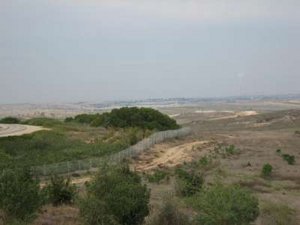Overlooking Gaza and West Bank