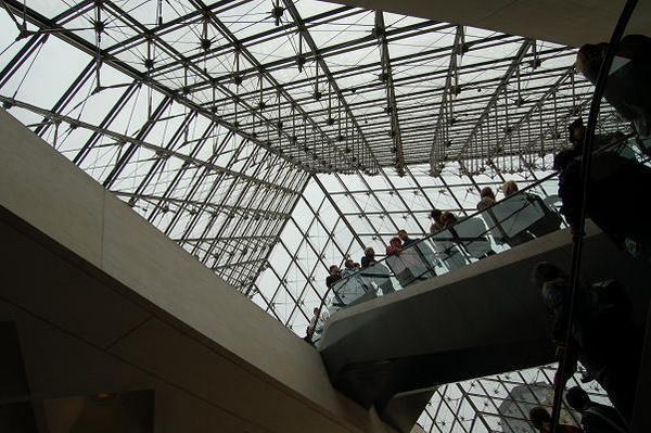 The glass pyramid