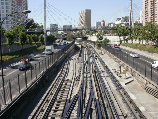 santiago roads and rail