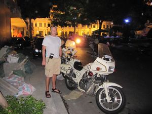 Politimotorsykkel i Saigon