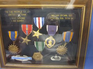 Amerikansk soldat sendte sine medaljer med unnskyldning