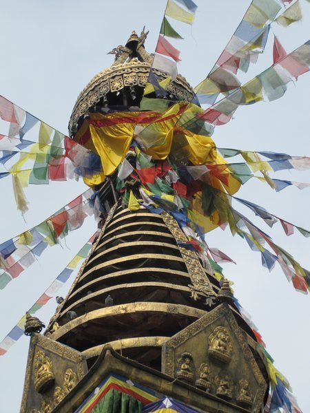 Stupa & prayer flags