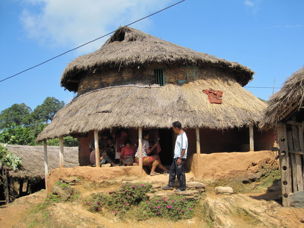 Traditional Magar round house in Ramkot