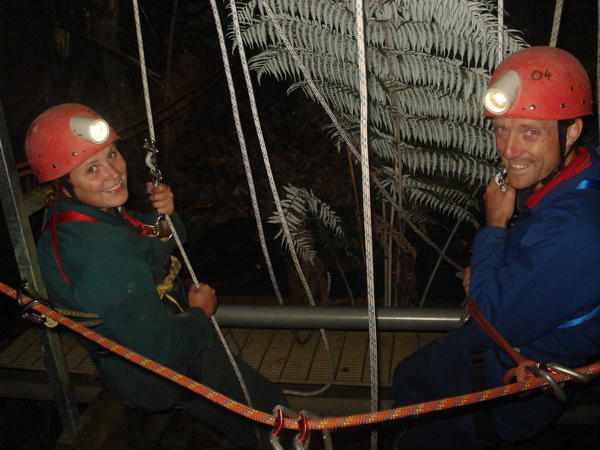 Night Abseil to see the glow worms