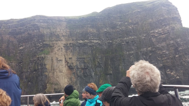 Cliffs of Moher from the boat.