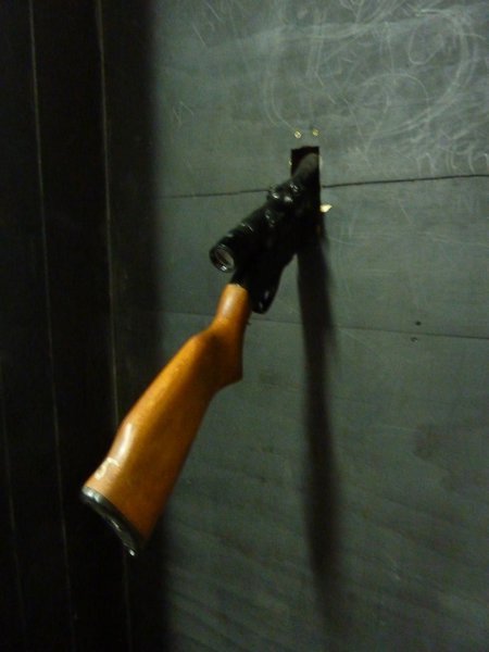 Gun door handle