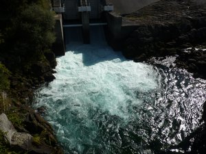 The Dam by Huka Falls