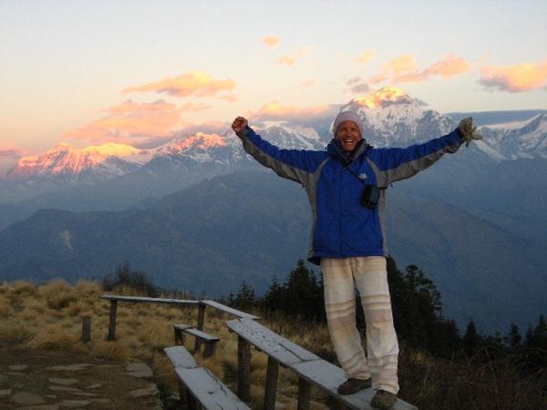 The Annapurna mountain range