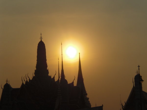 Sunset over Grand Palace