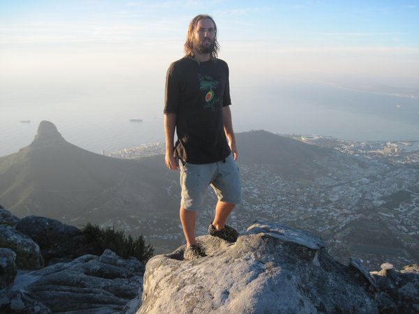 On top Table mountain