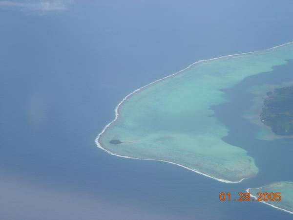 Air View of Coral Reef