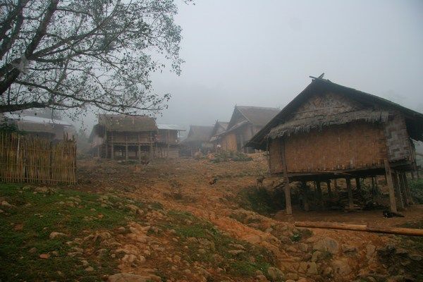 The Punoi village in the morning