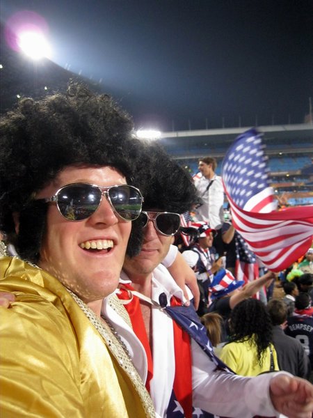 Elvises at the game
