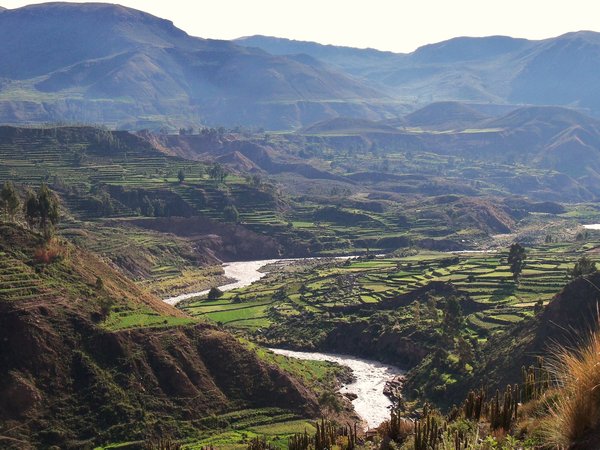 North of Chivay in the Colca Canyon