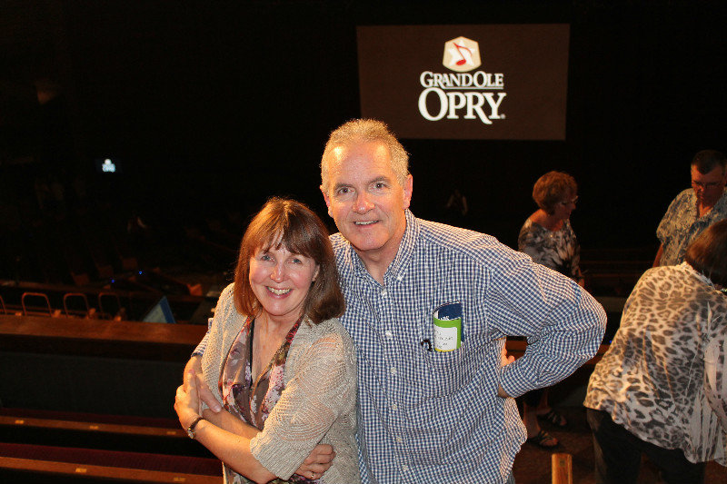 Maureen and Larry hit the Grand Ole Opry
