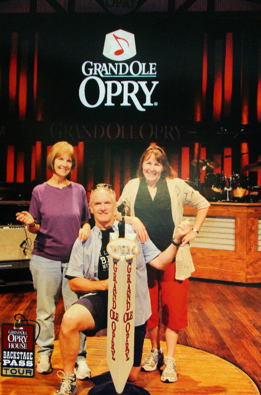 Centre Stage at the Opry...Betty, Larry, Maureen