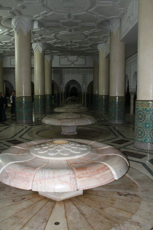 Ablution Baths inside Mosque