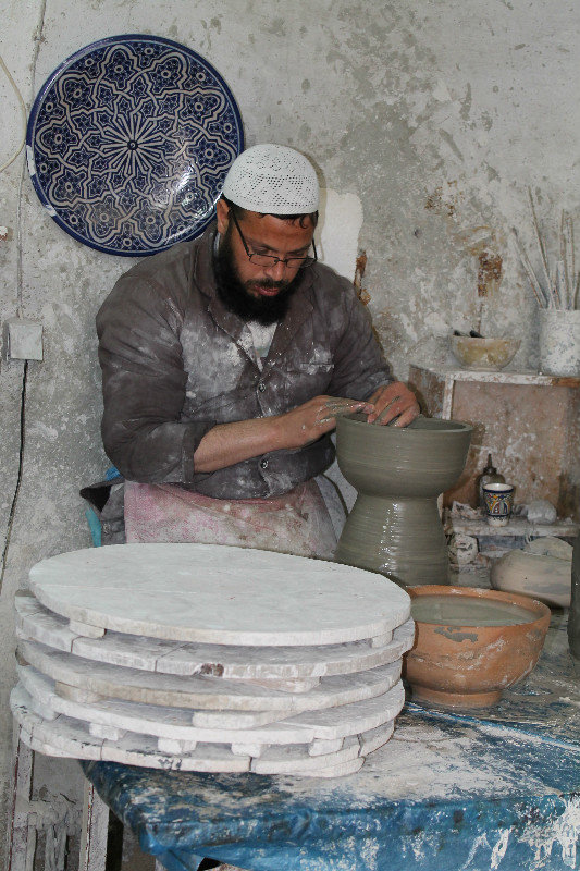 Making Tagine Pots in Fez