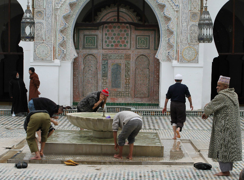 Pre-Prayer Washing in the Medina Mosque