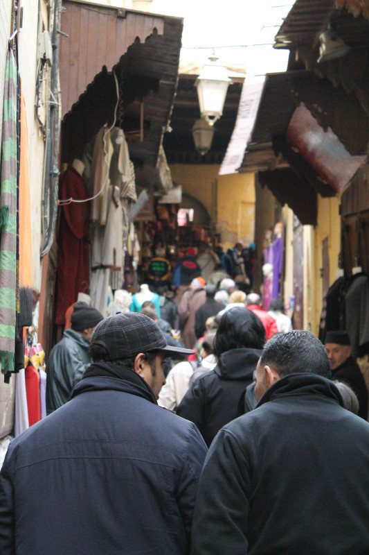 A view down one of the Medina Aisles