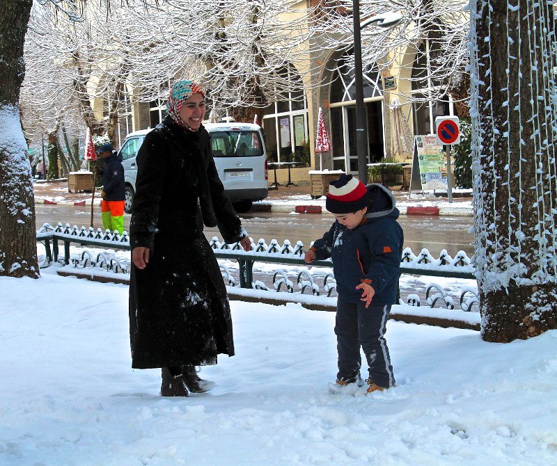 Playing in Ifrane