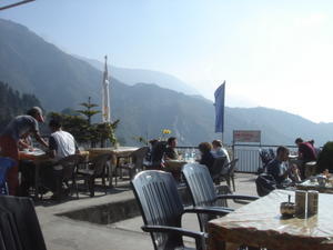 view from the cafe