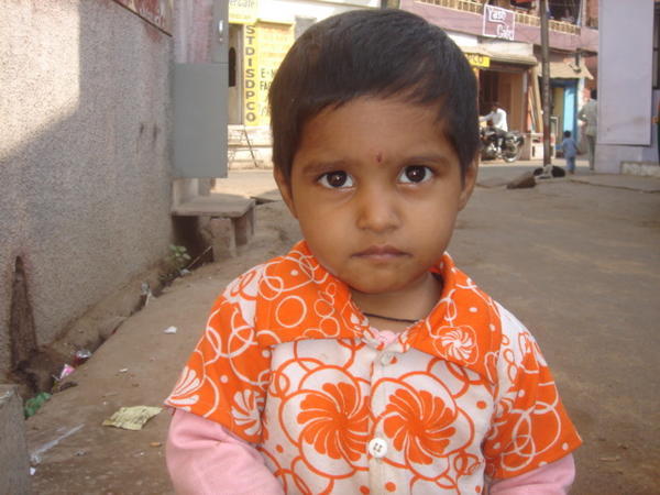 cute kid in Agra