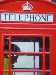 A red phonebox that wasn't just for show!