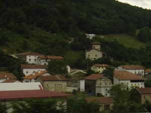 small town Spain on the way to Pamplona