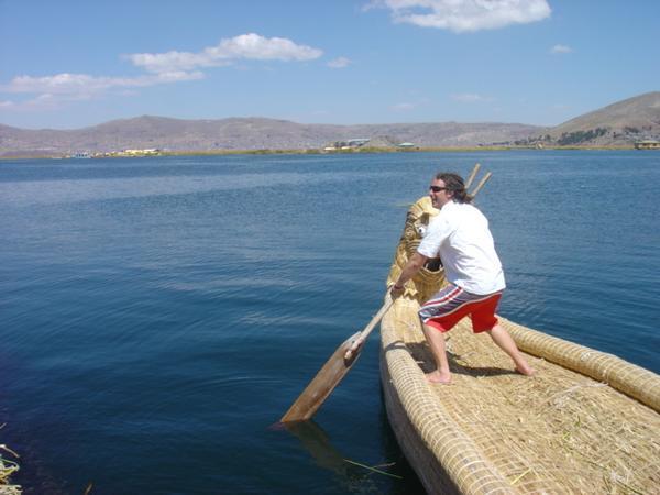 A reed boat - Lake titcaca