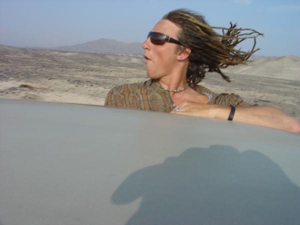 Me with Nazca wind in my hair