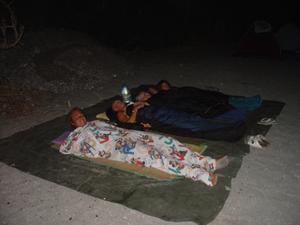 so we spent the next couple of nights on the beach with the rest of Spains gypsies