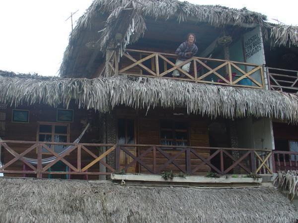 Our beach front hostel in Montanita