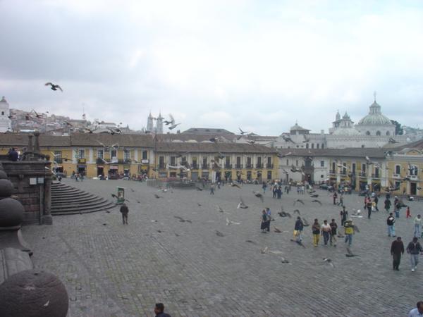The Square in Quito Histsorical