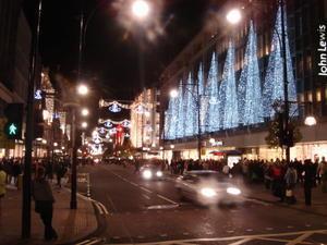 Oxford St Christmas lights