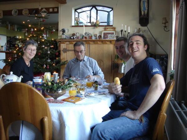 Xmas breakfast with Reit, Wim and Roel