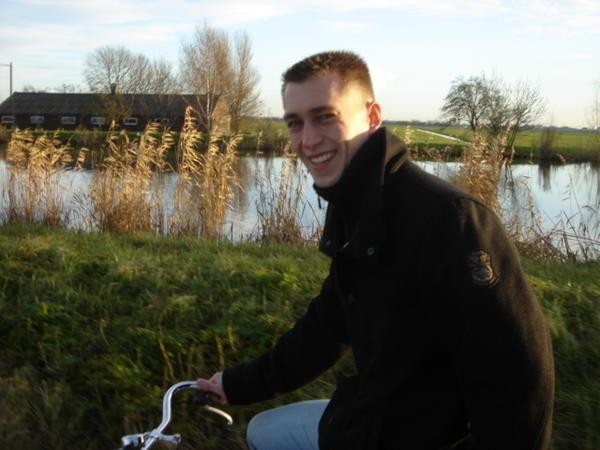 Roel on his bike