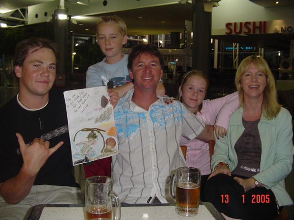 Dan with Richies family