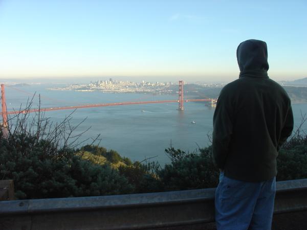 Dan getting the Birds-eye view of San Francisco