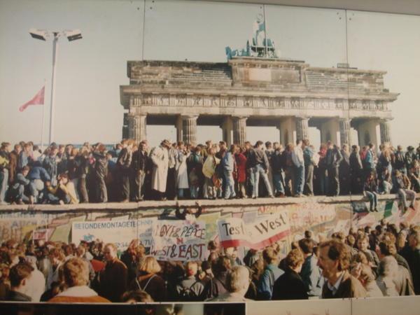 the Gate when the wall came down in 1989