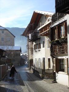 main street of Stefanos mountain village